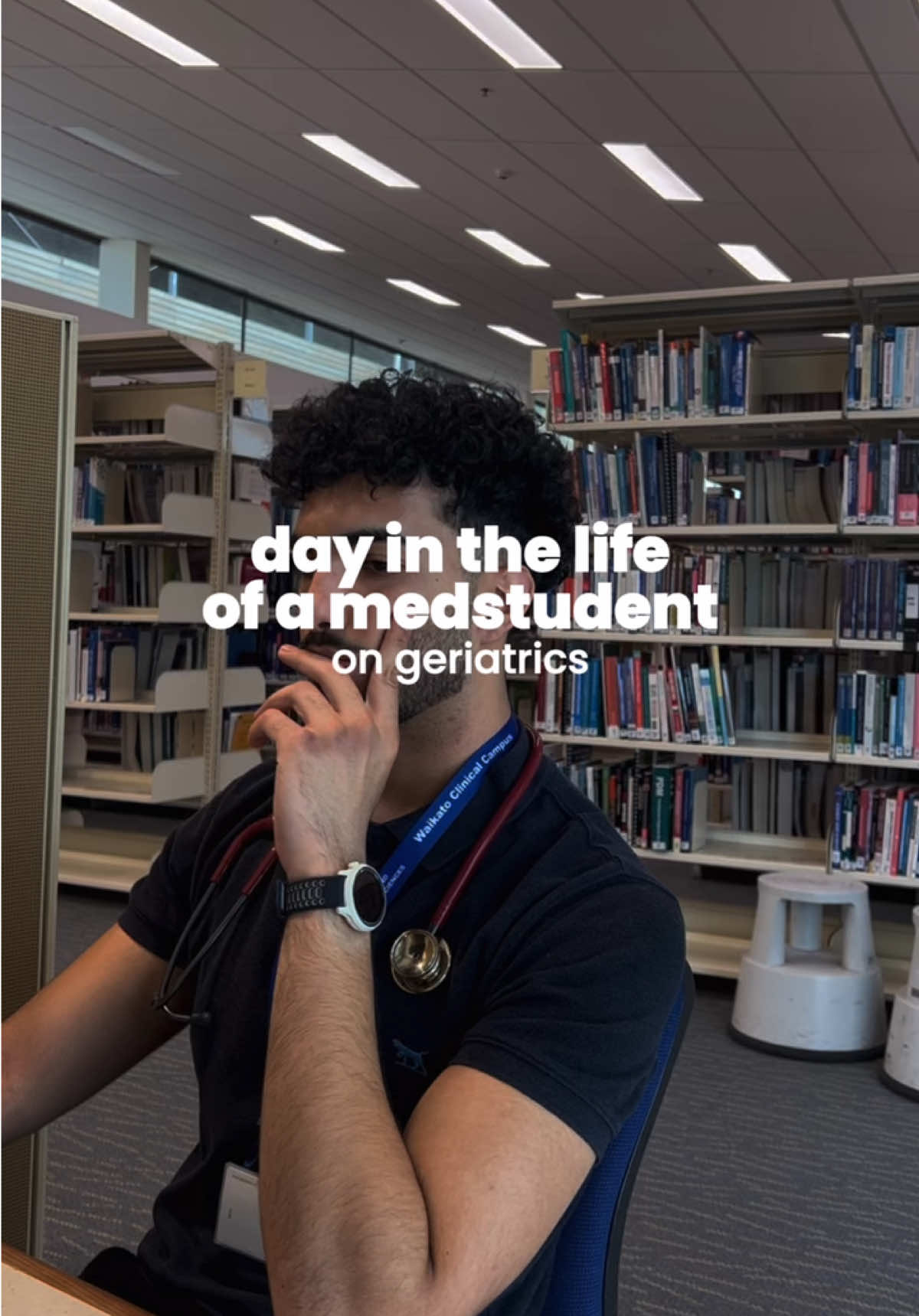 One week into geriatrics now, three to go . . . . . . . . . #medstudent #medschool #medicine #ditl #hospital 