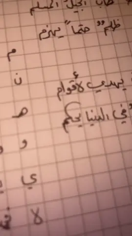 The Arabic alphabet #arabic_alphabet##handwriting##fyppp##nasheed##سبحان_الله_وبحمده