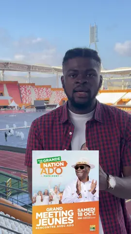 Tous au stade FÉLIX HOUPHOUET BOIGNY pour le President ADO #ado #rhdp #pourtoii 