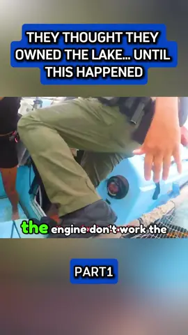 They Thought They Owned the Lake… Until This Happened #fyp #bodycam #cops #police 