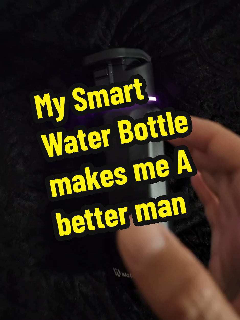 My water bottle is the best hydration accountability partner.. Connects to A personalized App & never lets me miss A sip. #waterbottle #tiktokmademebuyit #healthylivingtips 