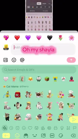 Oh my shayla #emojis #genmojis #roblox #cute 