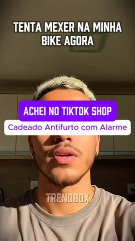 Cadeado Antifurto com Alarme #utilidades #cadeado 