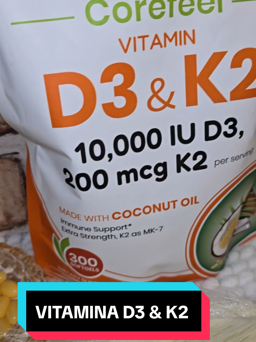 vitamina D3 & K2 DE @VEV Direct  #vitaminad3k2 #corefeelvitamin #corefeel #vevnutra #enviogratis 