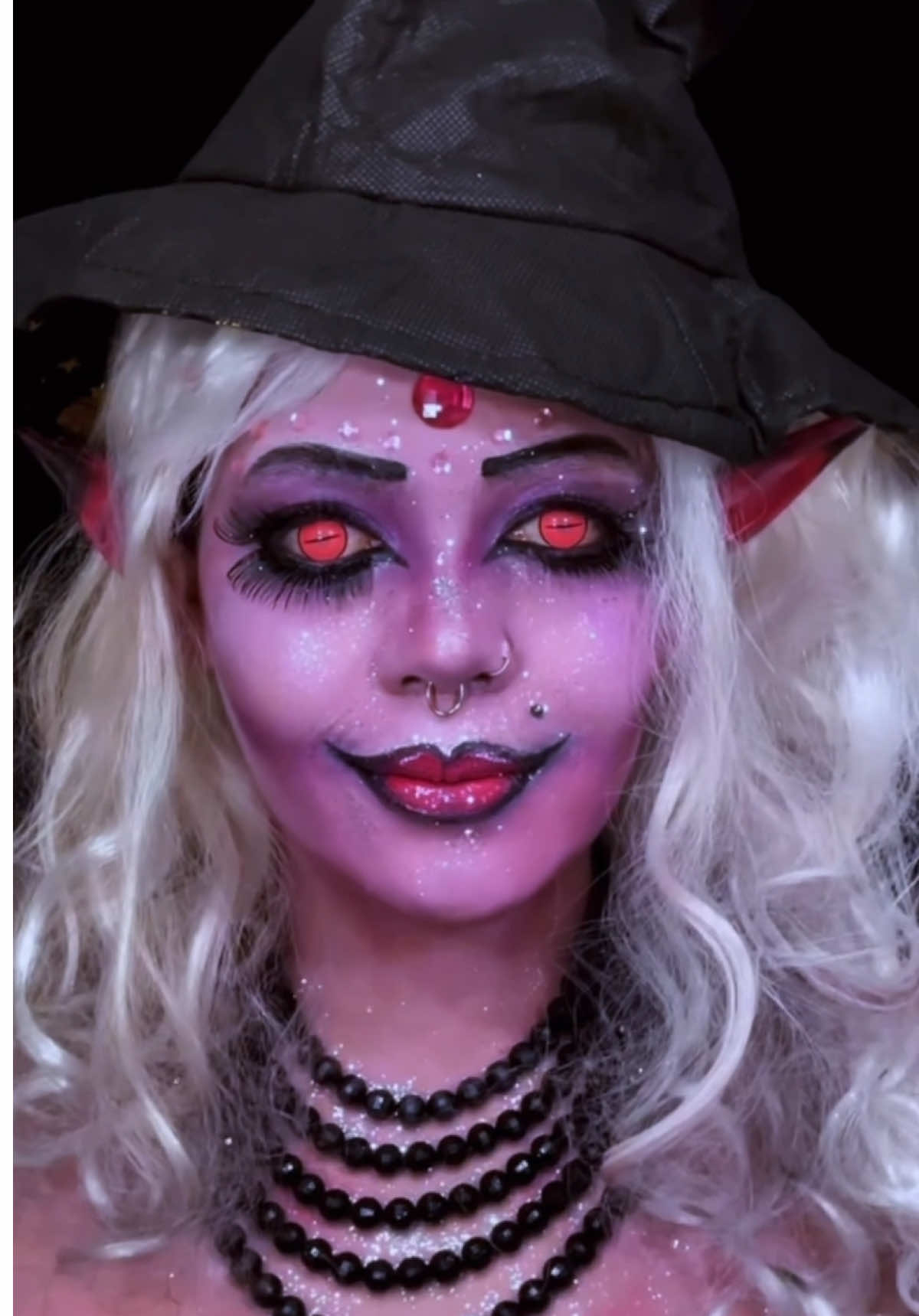 I’m so much worse 🌸 #pinkwitch #halloween #halloweenmakeup #witchmakeup #viralvideo