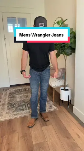 Wrangler Men’s Layton Boot Cut Jeans  #jeans #cowboyjeans #cowboy #mensjeans #tiktokshopcreatorpicks 