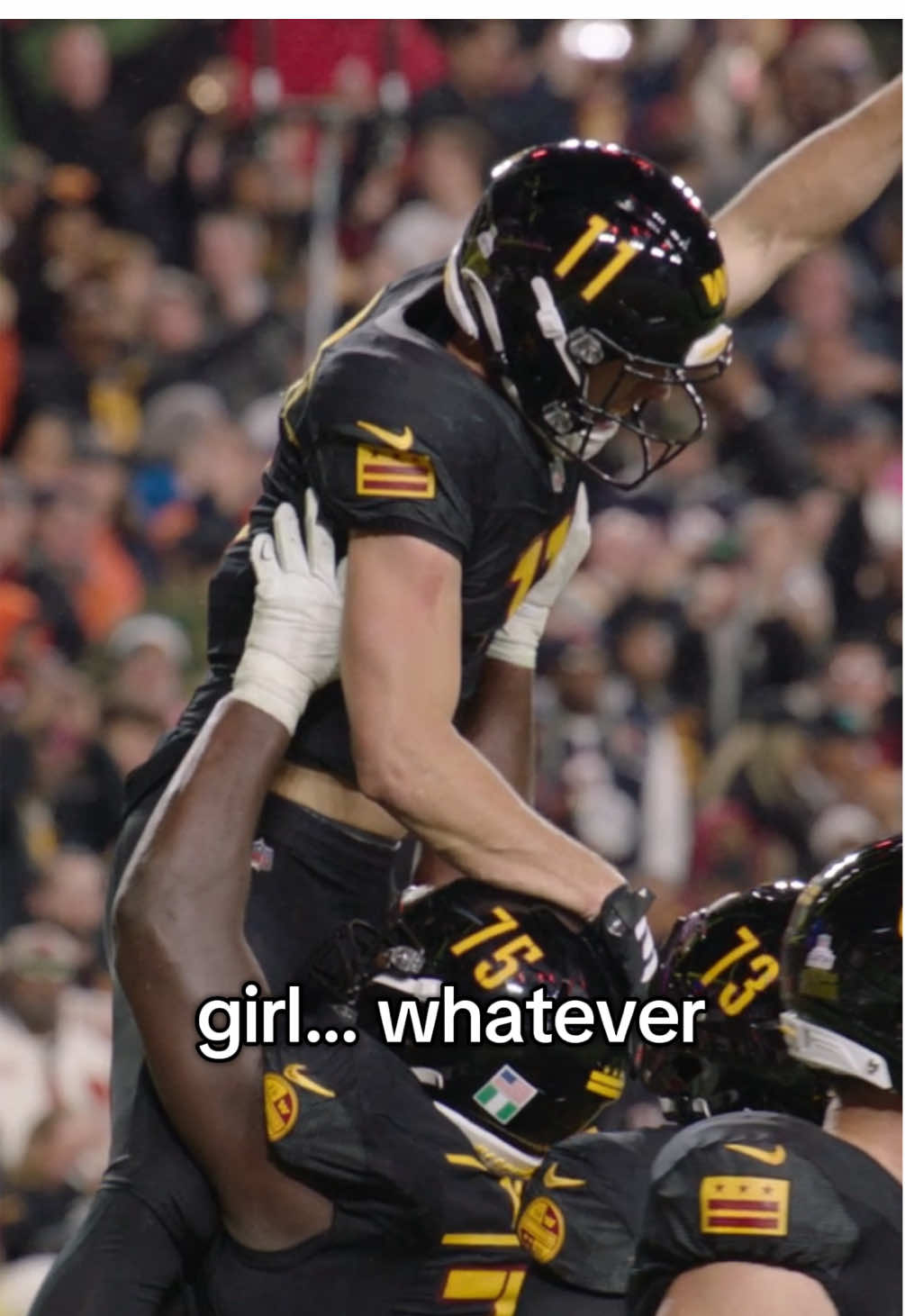 yeah #girlwhatever #commanders #washingtondc #nfl 