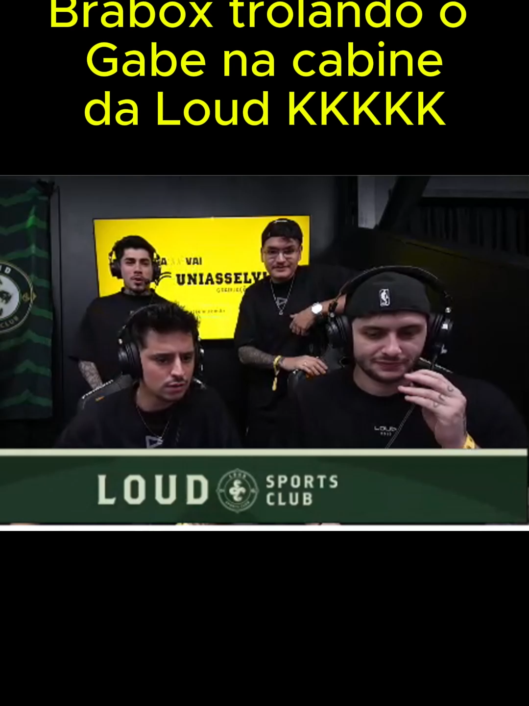 Gabe ficou surdo depois dessa KKKKKK #loudcoringa #cortesloudcoringa #loud_coringa #CabineDaLOUD #kingsleague @loudsportsclub