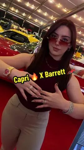 Engines Roar, Diamonds Sparkle✨ Come see the Real Showstoppers at our booth @Barrett-Jackson 💎 #CapriJewelers #Arizona 🔥 #Bling #Diamonds #LuxuryLifeStyle 