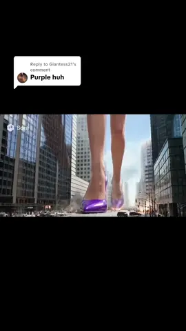 Replying to @Giantess21 purple heels you say#giantesscommunity #giantesstiktok #giantess #giantesscrush #giantessvore 