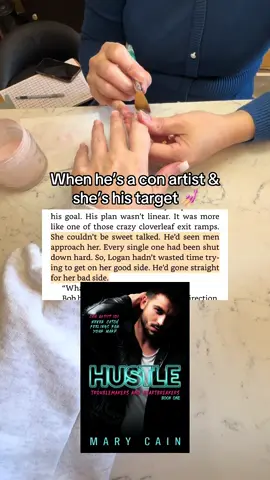 What are you reading today?  Started this while getting my nails done, only 5chps in and I don’t want to put it down. Logan is our bad boy con artist with a good heart & Drew is our independent, sassy baddie who needs her morning coffee and isn’t going to make this easy. Loving this dynamic already & can’t wait to see where it goes 🤭🖤 @Mary Cain  #BookTok #romancebooks #bookgirlies #bookbesties #amreading 