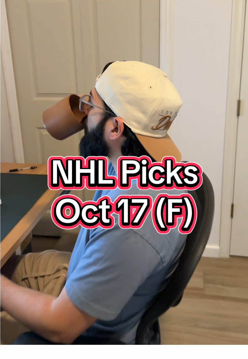NHL Picks for today, Friday October 17 #NHL #hockey #blackhawks #mammoth #redwings 
