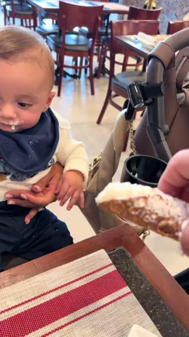 Baby Joseph’s First Cannoli 
