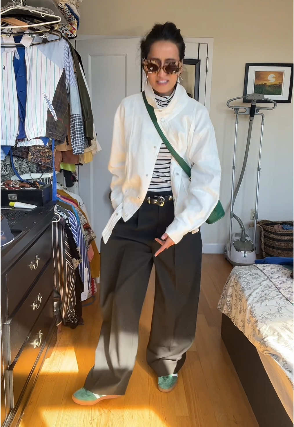 Going to the MTA/New York City Transit memorabilia and collectibles sale in some fall linen. #falllinen #fashiontiktok #shoppingaddiction #outfitinspo #falloutfit 