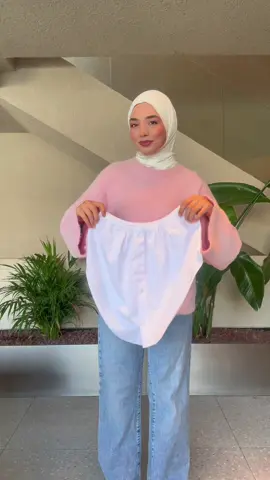 Tired of short tops? Get instant coverage and style with our Akoya Shirt Extender 🤍 Add length, comfort, and a touch of modest elegance to any outfit, without the bulk. #shirtextender #modesty  #modestessentiels #akoyahijabs 