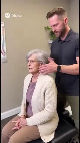 Grandma goes flying😂 #sora2 #ai #chiropractor 
