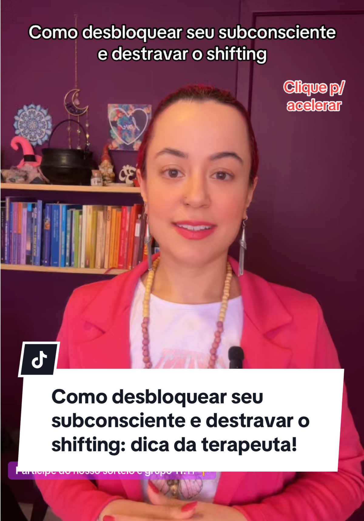 🎁 SORTEIO MÁGICO 11/11 — portal da manifestação! Você pode ganhar uma sessão de terapia + tiragem de tarot 💫 ✨ Serão 2 ganhadores: 🌙 1 com a Fernanda (@shiftingconsciente) 🔥 1 com o Filipe (@luxfilipechaos) 🪞 Como participar: 1️⃣ Siga o perfil @domumlux no Instagram 2️⃣ Siga os TikToks @shiftingconsciente e @luxfilipechaos 3️⃣ Comente “shifting consciente” no post fixado no Instagram 🌌 📅 Resultado: 11/11 — o portal da consciência e dos recomeços ✨ 💫 Bônus: No mesmo dia abrimos o grupo “11.11: Manifestando 2026”, com 7 dias de práticas pra elevar sua vibração e manifestar sua nova realidade 🌟 📲 Entre pelo link da bio e já garante sua vaga! E se quiser se aprofundar na terapia, fala com o Filipe — o contato está no link da bio também. 🔮 O universo já está se movendo a seu favor. #shifting #shiftingbr #shiftingbrasil #realidadedesejada #1111