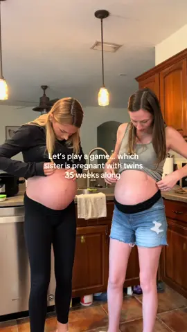 This post is to just prove my sister is wrong 💀 #twinpregnancy #pregnant #pregnantlife 
