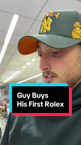 A customer comes into the Vookum store to buy his first Rolex #rolex #luxury #business #watches 