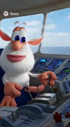 Буба и стант на авианосце  #буба #openai #chatgpt #ai #sora #sora2 #tiktok #нейросеть #нейронка 