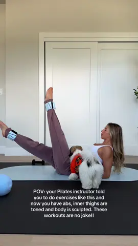 Obsessed with my strength x Pilates workouts and the effectiveness #pilatesworkout #homeworkout #innerthighs #abworkout #lowbelly 