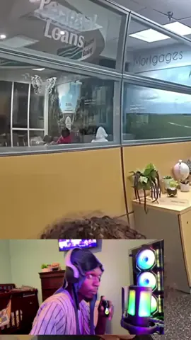 Is this woman part of the scam? This streamer thinks something's fishy when she gives out a name too easily. Then, things get intense at the bank! #bankscam #reaction #streamer #fraud #caughtoncamera