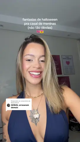 Respondendo a @Maria Rita⚢ mais ideias fresquinhas pra vocês 🩷 #wlw #lesbiansoftiktok #halloweencostume 