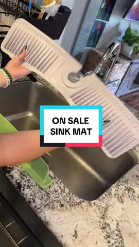 Silicone sink splash guard! Limited time offer!! Don’t pass up!  : #sahm #Home #tiktokshopcreatorpicks #kitchen #kitchengadgets  . . *FINAL PRICE / SHIPPING / COUPONS/ DISCOUNTS may differ based on your TikTok account, available coupons, and current promotions. Always refer to product listing for up-to-date offers.