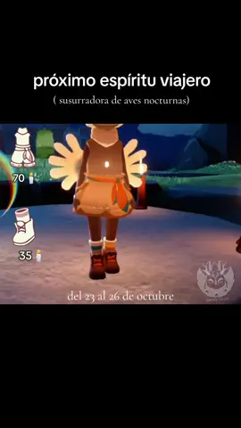 PROXIMO ESPÍRITU VIAJERO susurradora de aves nocturnas  del 23 al 26 de octubre ( los precios no son oficiales, son un estimado) como es la primera vez que llega son precios equivalentes a cosméticos con valores similares #sky #skychildrenofthelight #skyniñosdelaluz #skychildren #skycolt 