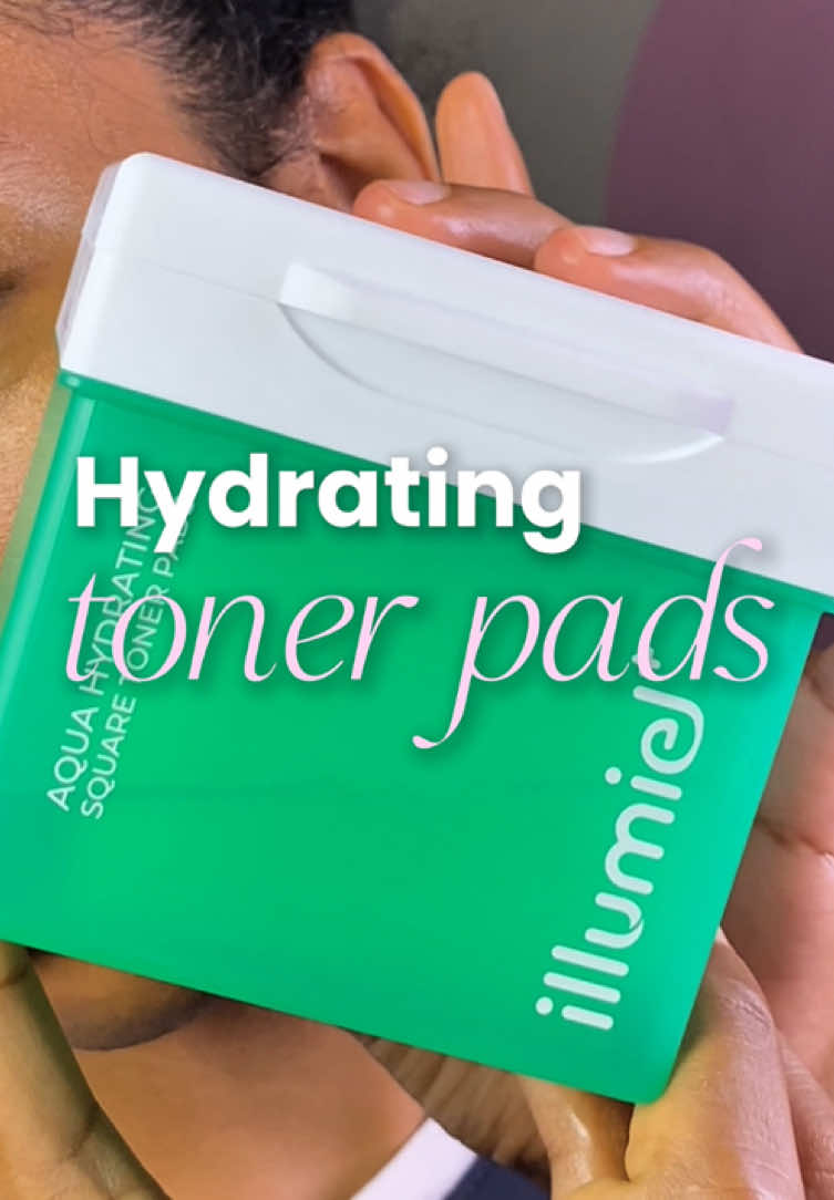 Mi toner favorito es el que viene en pads, porque lo puedo usar como mascarilla también🤭 @illumiel_official #skincare #dryskin #kbeauty #tonerpad #aquasquarepad 
