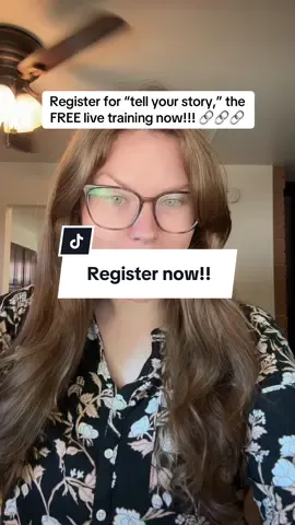 120 of you registered this week already!!! Are you next!?  #smallbusinessownersoftiktok #growyourbusinessonline #storytellingmarketingtips #smallbusinessowner  