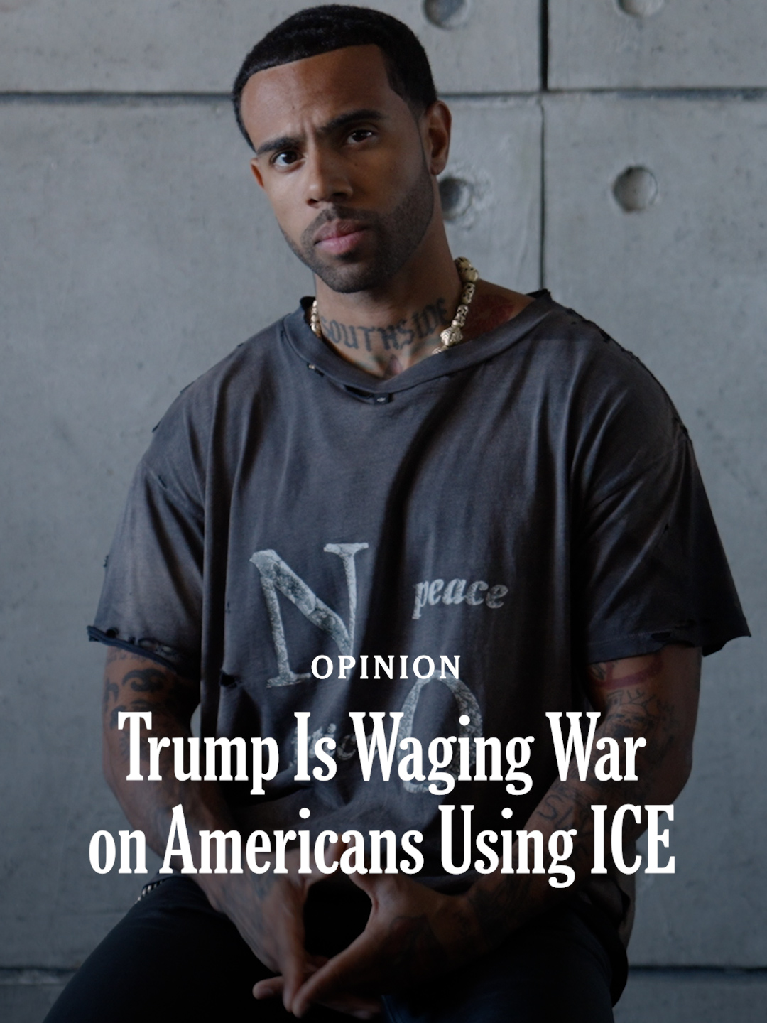 In a supposed effort to crack down on immigration, President Trump continues to bombard American cities with federal agents. Chicago is the latest target, and the administration's efforts are only leading to chaos and unrest. The musician and actor @vicmensa, a Chicago-native, breaks down how we got here in the first place and what this means for the city. | 🎥 @stephanieshen18, @adrianszepeda and @toosam #nytopinion