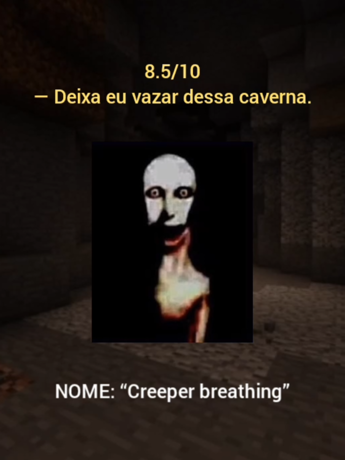 Avaliando as cave sounds do ☠️ Minecraft #horrortok #terror #cavesounds  #Minecraft  #fyy 