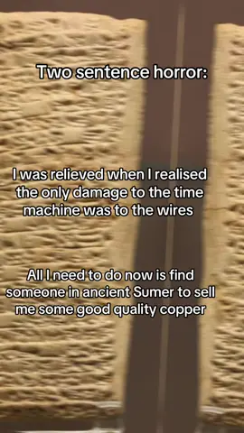 Good luck #coppermerchant #eanasir #eanasirscopper #twosentencehorror 