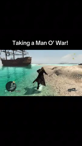 Taking a Man O’ War without ship battle in Assassins Creed Black Flag! #ac #gamingtiktok #assassinscreed #blackflag #manowar 