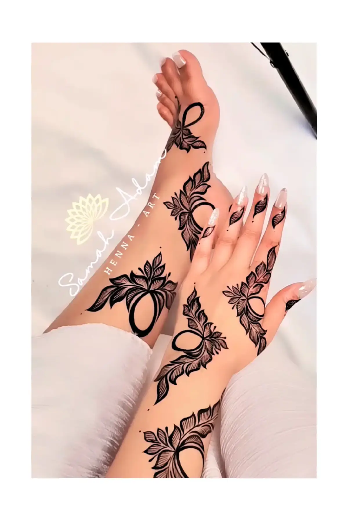 الفن مقامات 👌 رأيكم يا حلوين ❤️ حنة سودانية