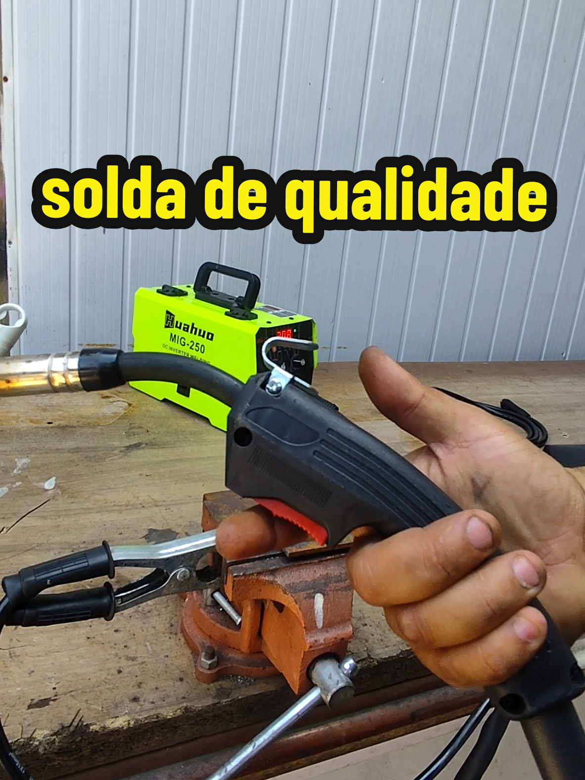 máquina de solda mig sem gás  #tucunare #pescaesportiva #barco #pesca #tiktokshop 