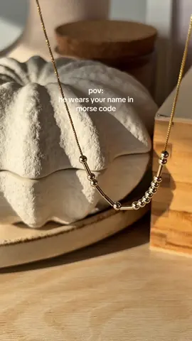 Shop our morse collection on the website✨Link in bio🤍 . . #neginfatemijewellery #morsecodebracelet #morsecode #morsecodenecklace #morsecodejewelry 