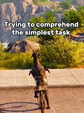 This game is so chaotic and it’s so fun at the same time 😭🐐🚲 ##yourfyp##goatsimulator##goat