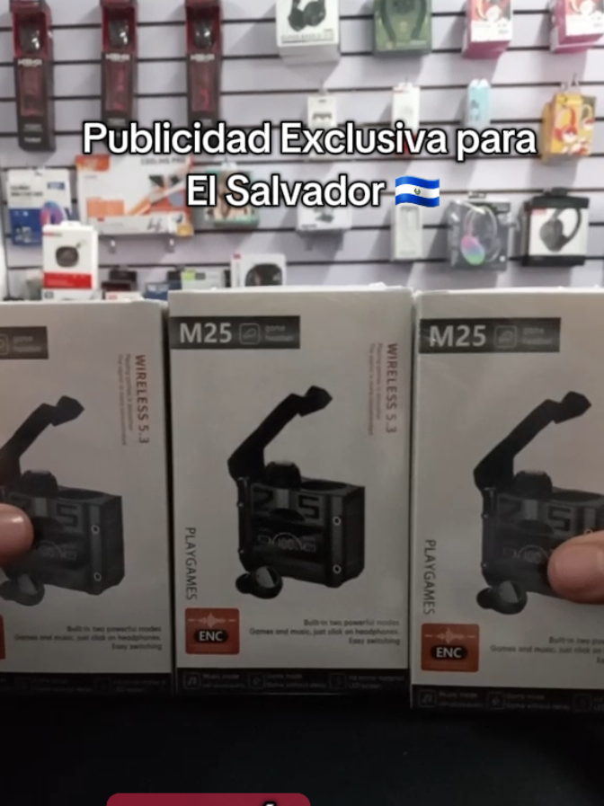Promo Audífonos M25 #oferta #audífonos #ofertasbolañoselsalvador #fyp #promo 