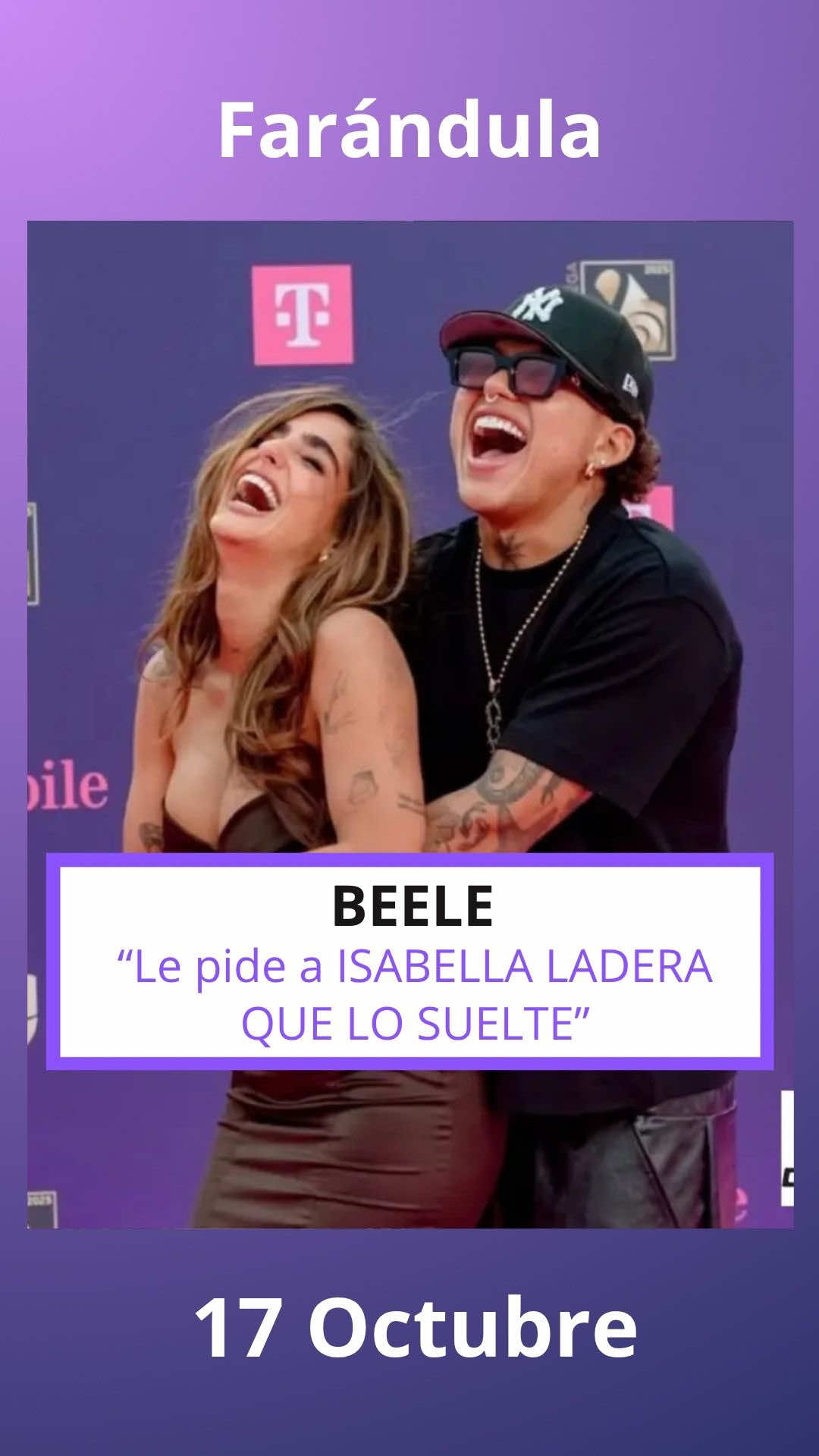 Beele le pide a Isabella ladera que lo suelte #isabellaladera #beele 