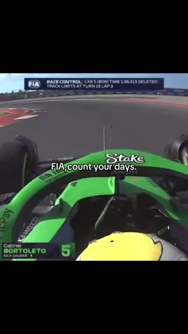 so forced. (also ,team’s fault) #GabrielBortoleto #COTA #f1 #formula1 #GB5 