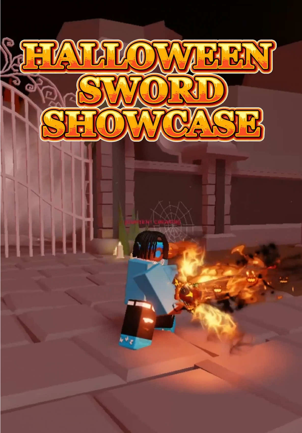 Halloween Sword Showcase | Hunty Zombie Update #huntyzombies #huntyzombie #roblox 