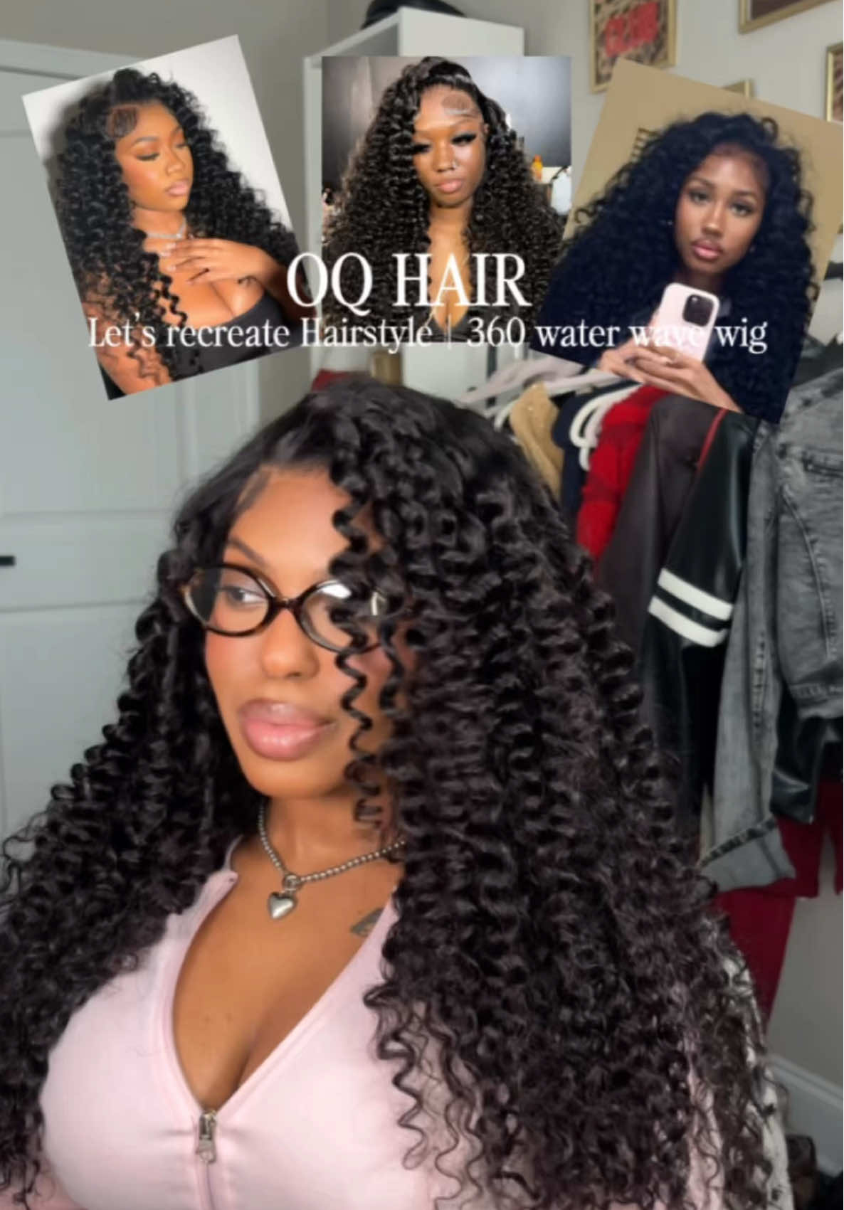 I’m bored so let’s curl my water wave wig💋 @OQHAIR @oqhairshop #hairstyle #simplehairstyle #spiralcurls #waterwavewig #creatorsearchinsights 