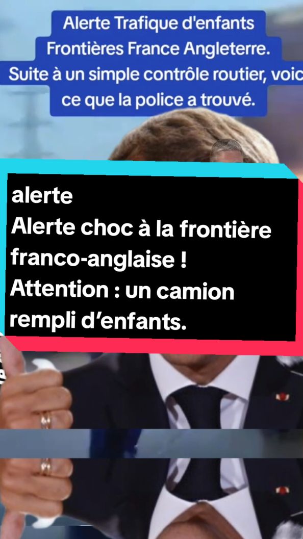 Une scène d’une rare horreur s’est produite aujourd’hui au poste douanier franco-anglais. Les agents ont découvert à l’intérieur d’un poids lourd plusieurs enfants en bas âge, certains incapables même de parler. Selon les premières informations, le chauffeur a été immédiatement arrêté.#france🇫🇷 #france🇫🇷 #france🇫🇷 #france🇫🇷  #actu 