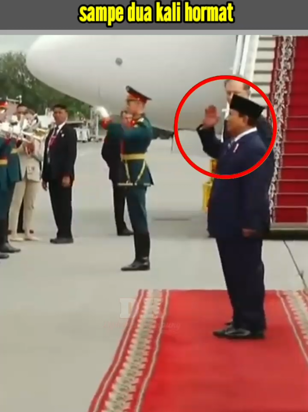 Respek Prabowo sampe duakali hormat #aktifitaspresiden #presidenprabowo 