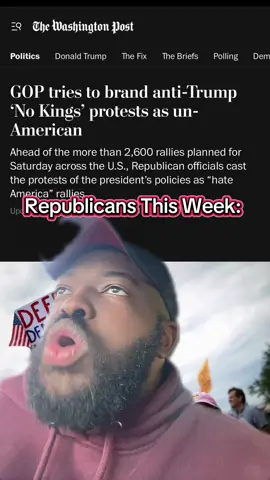 Damn those radicals with their , “wanting the government to be a democracy and not a totalitarian post apocalypse”. How dare they.  #greenscreen #fyp #trump #nokingsday 