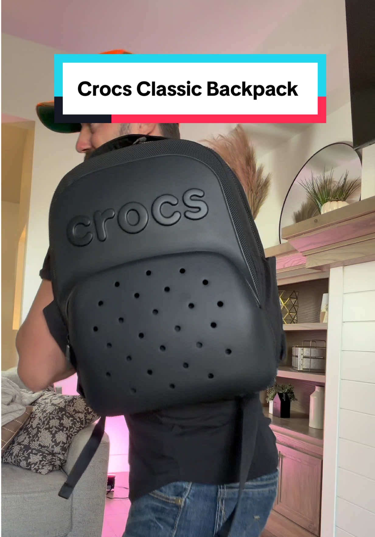 Croctober is here and crocs backpack have been restocked!  #crocs #croctober #backpack 