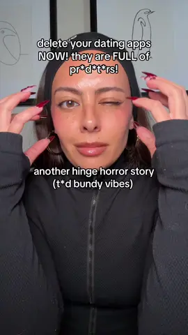 Delete your dating apps and be so safe. These men are DIABOLICAL and dangerous. #hinge #uber #datingapps 