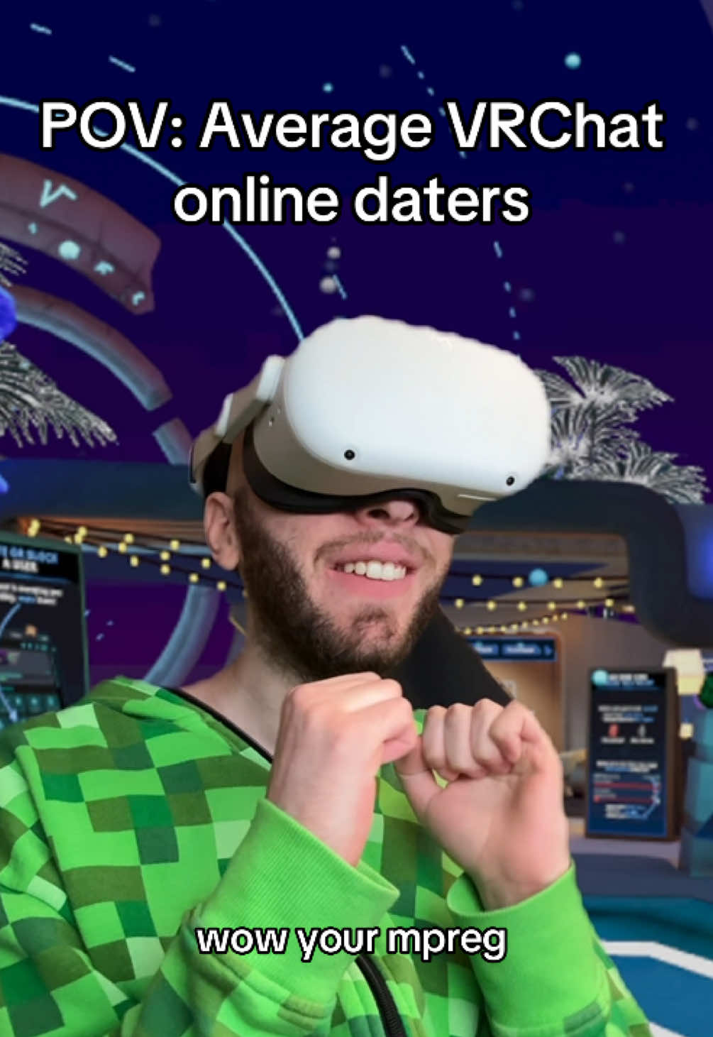 I love my VR Chat cutie patootie! #fyp #vrchat #vr #pov #onlinedating 